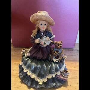 Yesterday’s Child Whitney And Wilson In Box Musical Tea‎ For Two Vintage 1995